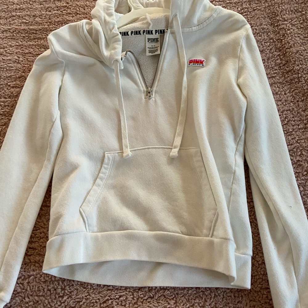 quarter zipped Pink Victoria’s Secret Sweatshirt